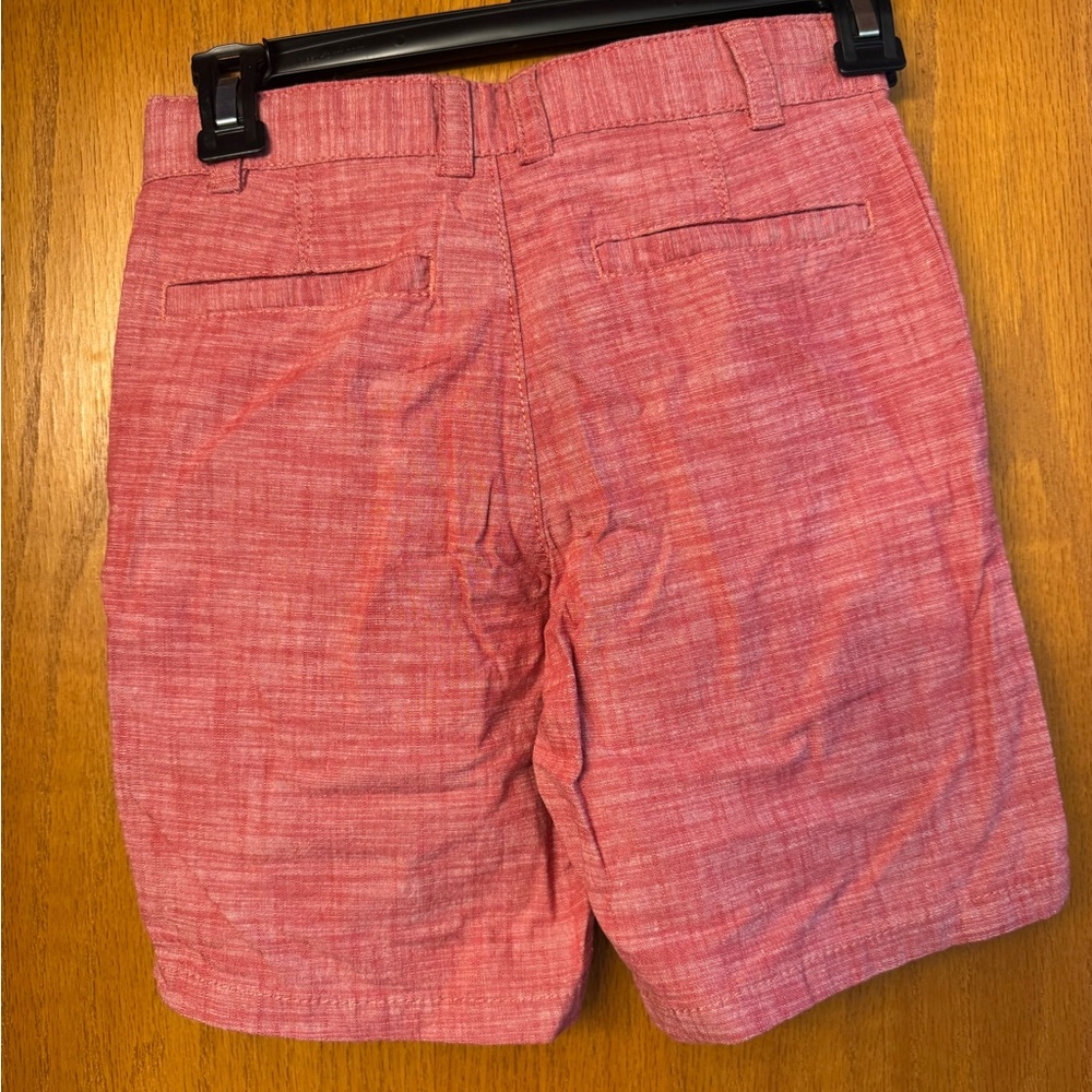 Cat & Jack Red Flat Front Boys Shorts - Picture 3 of 5